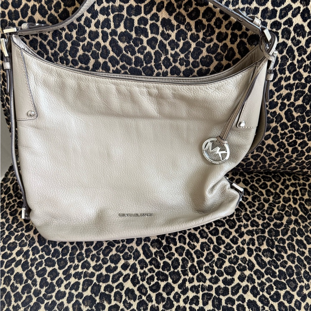 Michael Kors Khaki Color Hobo Shoulder Bag